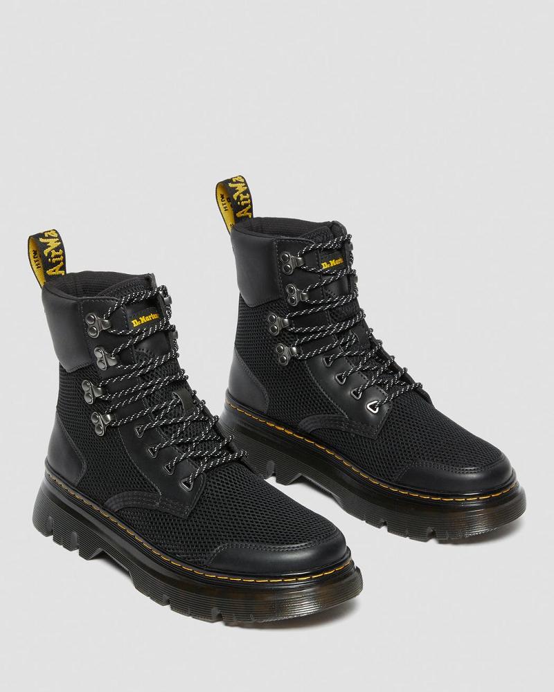 Men's Dr Martens Tarik Toe Guard Utility Ankle Boots Black / Skin | AU 448UZG